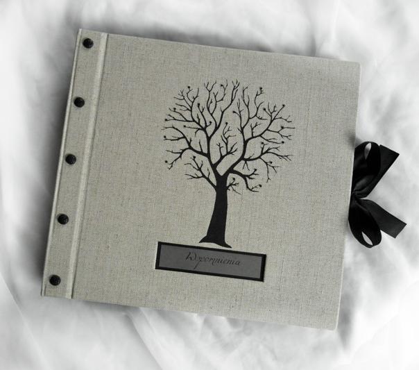 Romantyczny album z motywem drzewa 32x35 cm 30 kart